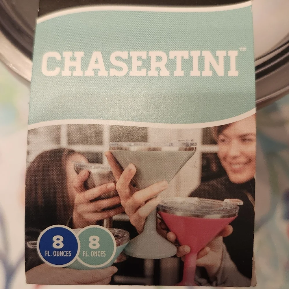 Orca Chasertini Pearl White Martini Glass NWT 8 Oz.